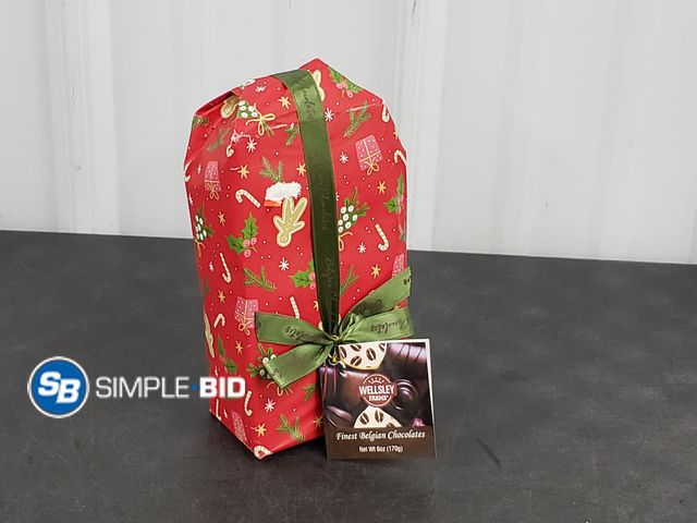 Lot 58-72388 - Wellsley Farms - Finest Belgian Chocolates -- 6 oz - variety of chocolates - Wrapped up great for a ...