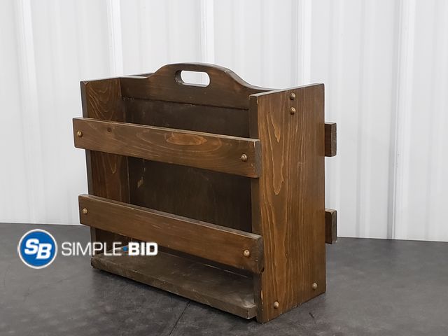 Lot 58-84439 - Wooden Heavy Duty Storage Rack 18.5" x 8" x 16"