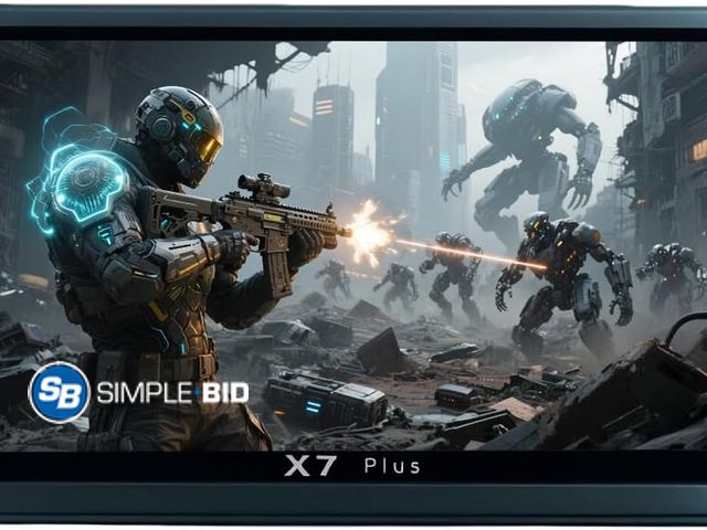 Lot 58-51404 - 5.5" IPS HD Screen Retro Game Console for Kids Adults, with Classic Video Games, Support Multiple Em...