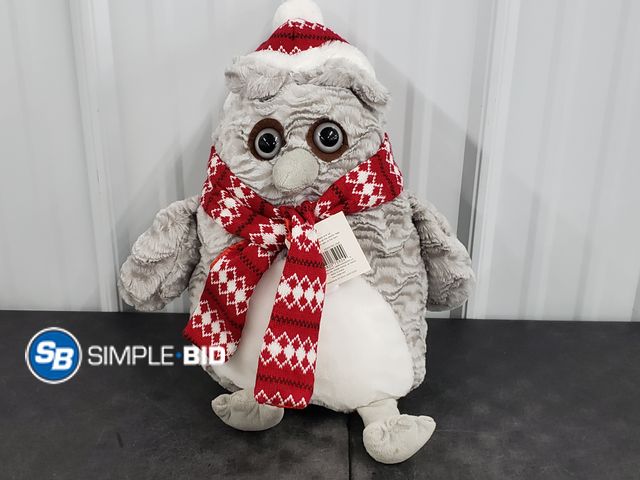 Lot 58-39926 - Winter Friend Stuffed Owl