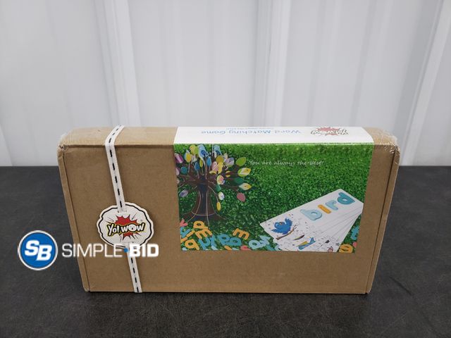 Lot 58-39197 - New Matching Letter Game for Kids- Montessori Educational Toys Alphabet Reading &amp; Words Spelling...