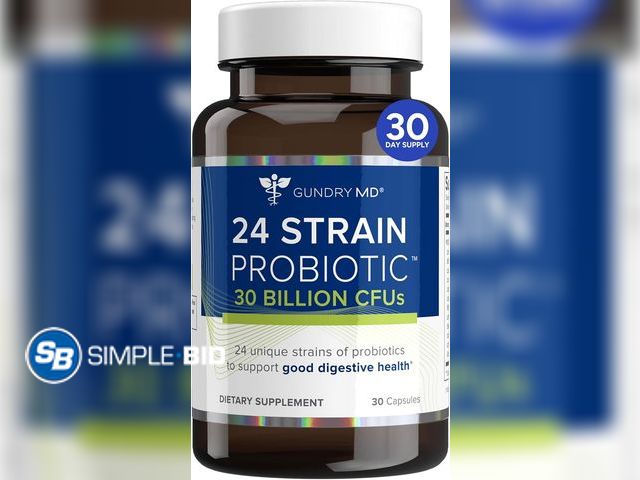 Lot 58-26382 - New Gundry MD® 24 Strain Probiotic with 30 Billion CFUs, 30 Count