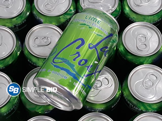 Lot 58-29804 - La Croix! Lot of (29) La croix Lime sparkling water 12 fl oz - unopened - out of box