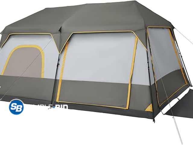 Lot 58-28830 - New Naturehike Cape 4/6/8 Person Camping Tent, 60S Easy Setup Instant Tent Pop up Tent, Waterproof L...