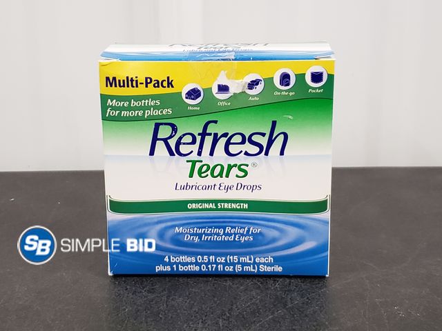 Lot 58-31057 - Refresh Tears Lubricant Eye Drops - 3 in box