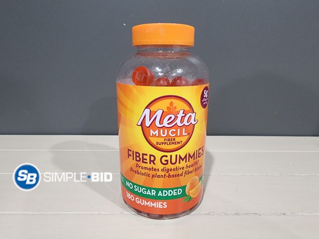 Lot 58-38425 - Meta Mucil Fiber Supplement - FIBER GUMMIES 180 gummies - unopened