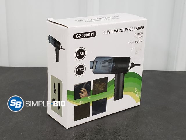 Lot 58-30206 - 3 in 1 Vacuum Cleaner - Portable Mini Vacuum