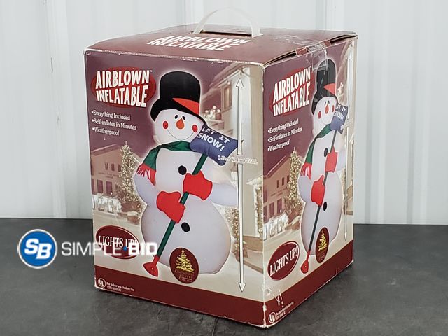 Lot 58-74223 - Airblown Inflatable - Snowman - Lights Up!