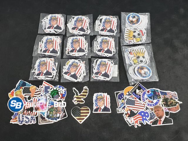 Lot 58-66497 - Lot of New Vinyl Stickers for laptops, tumblers and more - variety of styles - approx. 300+