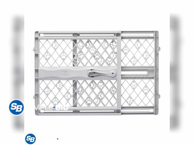 Lot 58-25224 - North States MyPet Plastic Paws Portable Petgate, Expands to 40" Wide - appears unused