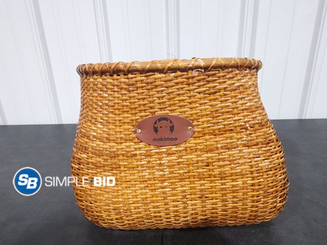 Lot 58-22065 - Makimoo Wicker Bike Basket