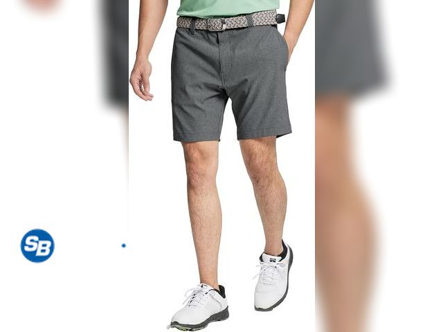Lot 58-17747 - New M MAELREG Golf Shorts Men 7 inch 9 inch Lightweight Dry fit Stretch Flat Front Casual Sport Heat...