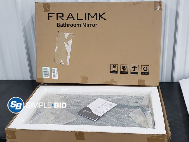 Lot 58-29558 - Fralimk Bathroom Mirror - New