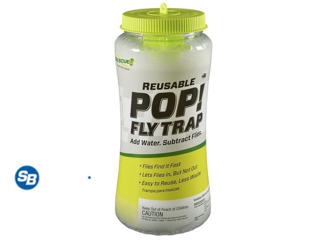 Lot 58-28267 - New RESCUE! Pop! Reusable Outdoor Fly Trap, 1 Pack Resin