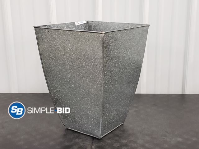 Lot 58-50856 - New Galvanized Metal Planter - approx. 16" x 12"