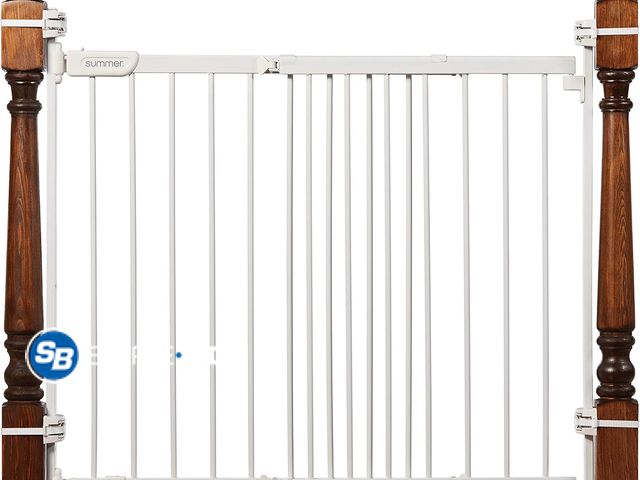 Lot 58-41928 - New Summer Infant Metal Banister &amp; Stair Safety Pet and Baby Gate,31'-46' Wide, 32.5' Tall, Inst...