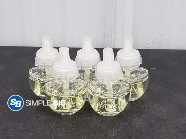 Lot 58-53497 - AIR WICK! Lot of (5) Fresh Pine and juniper Essential oils - unopened - out of package