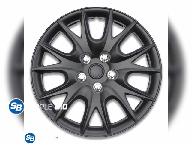 Lot 58-20958 - Auto Drive 16-in Wheel Cover, KT950-16MBK 4pack