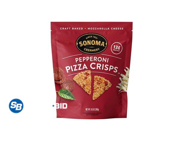 Lot 58-37793 - Sonoma Creamery Pepperoni Pizza Crisps 9.5 Ounce - unopened