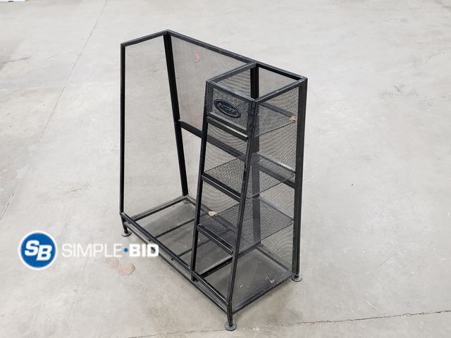 Lot 58-40485 - Suncast Metal Golf Bag &amp; Accessories Organizer for Garage