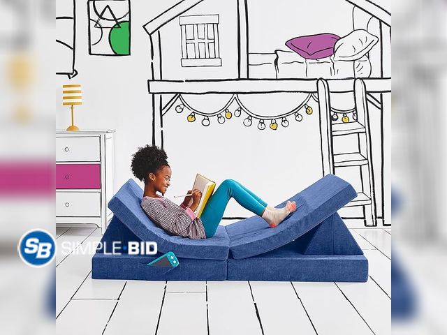 Lot 58-32072 - New Yourigami Kids and Toddler Play Gym, Playroom Couch Set, Durable Modular Design