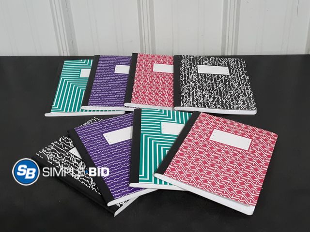 Lot 58-34623 - Lot of (8) New Composition Books - various colors