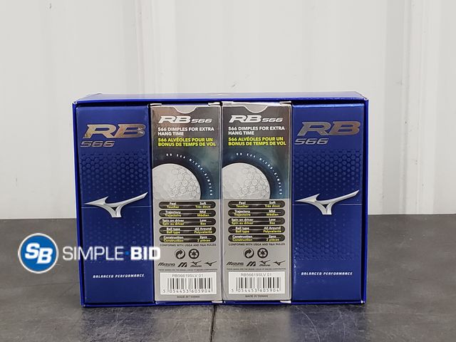 Lot 58-67500 - Mizuno 12-Pack RB 566 Balanced Performance Golf Balls