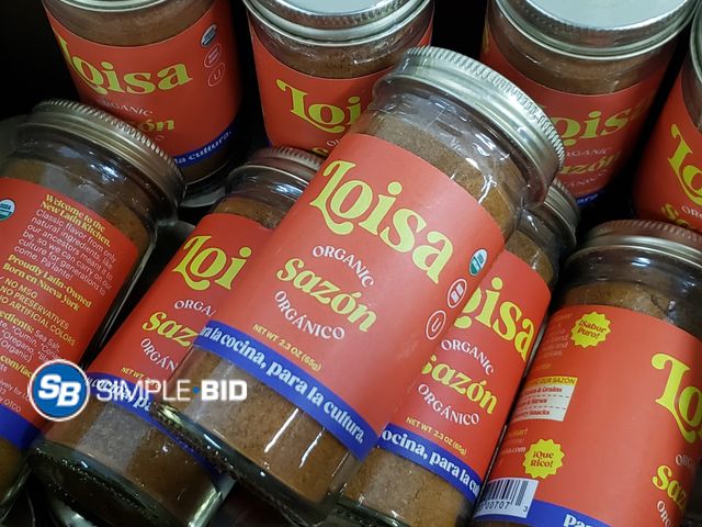 Lot 58-80577 - Lot of (24) LOISA Organic Sazon -- Iconic Latin Flavor Seasoning - unopened - BB 3/27