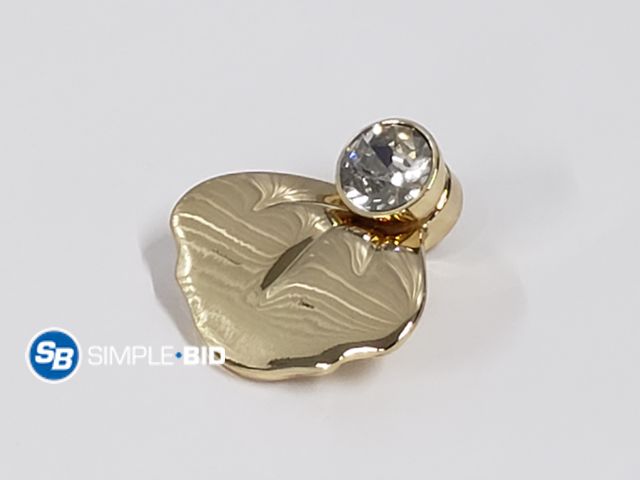 Lot 58-40514 - New 10 PACK Gold Kitchen Cabinet knobs and Pulls - Brushed Gold Zinc Cupboard Drawer Handles for Dre...