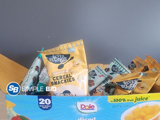 Lot 58-35875 - Lot of (19) Seven Sundays Cereal Snackies -- Real Cocoa -- Simply Honey - unopened - out of box