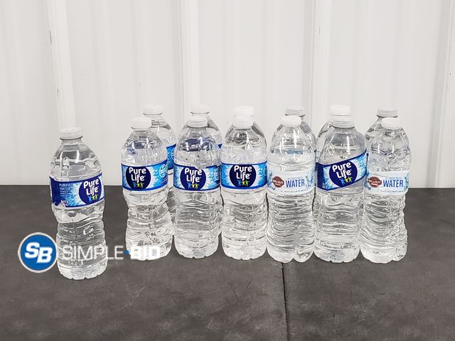 Lot 58-67887 - Lot of (13) Bottled Water - unopened - variety of styles