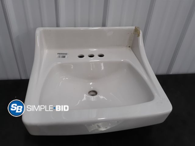 Lot 58-33669 - Wallmount Lavatory 4" - 5060-003-0030- White