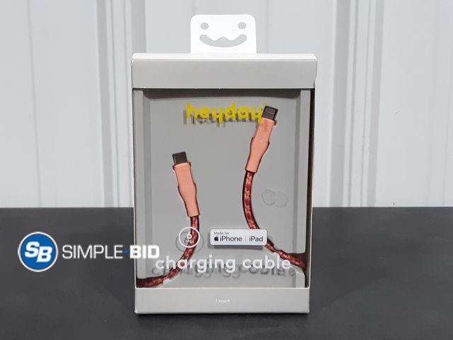 Lot 58-28961 - Heyday Charging Cable for iPhone and iPad - 6 Foot Cord