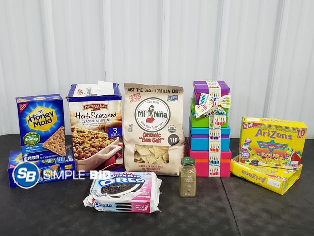 Lot 58-80710 - FOOD LOT! Lot of Various Foods - unopened - expired