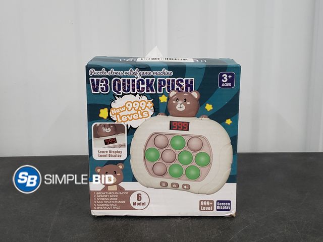 Lot 58-30143 - V3 Quick Push - Puzzle Stress Relief Game Machine