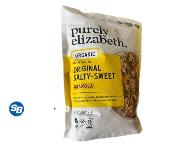 Lot 58-71784 - Purely Elizabeth Organic Original Salty Sweet Gluten Free Granola, 24 oz - unopened - expired