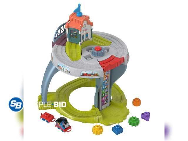 Lot 58-60785 - Thomas &amp; Friends My First Train Table Toddler Playset with Track &amp; Fine Motor Activities - u...