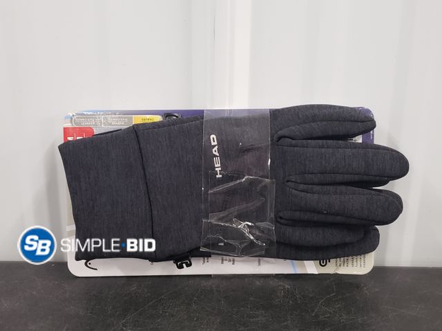 Lot 58-37585 - HEAD Men's Touchscreen Running Gloves - SIZE MEDIUM - appear unused