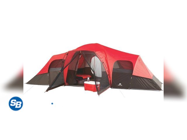 Lot 58-17996 - New Ozark Trail, 21' x 15’ x 78” 10-Person Family Camping Tent, 26.4 lbs