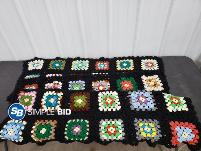 Lot 58-53045 - Knitted Blanket/throw - 50 x 60