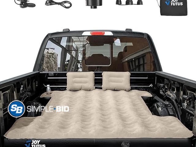 Lot 58-32967 - JOYTUTUS Truck Bed Air Mattress for 6.4-6.7Ft, Full Size Regular Beds for Pickup Outdoor Camping, Tr...