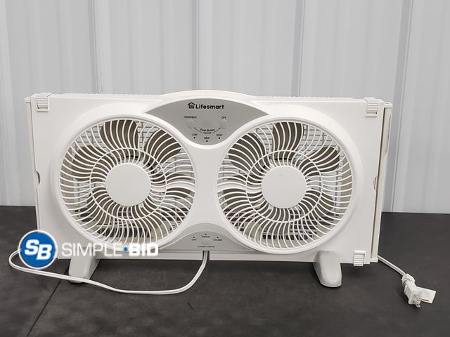 Lot 58-83791 - Lifesmart Double Window Fan - used but in good condition