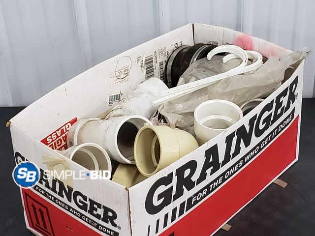 Lot 58-74196 - Box of Various Plumbing Parts