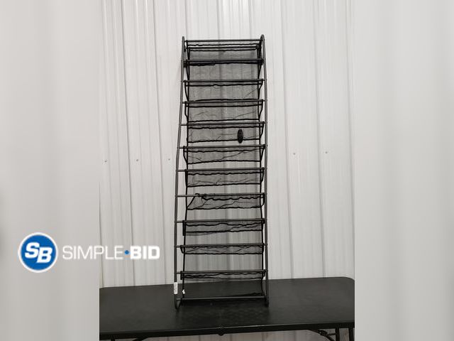 Lot 58-67753 - Over The Door Shoe Rack - Organizer - Very light use