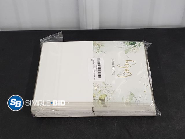 Lot 58-40380 - Thanks From Baby Cards 50 Pack