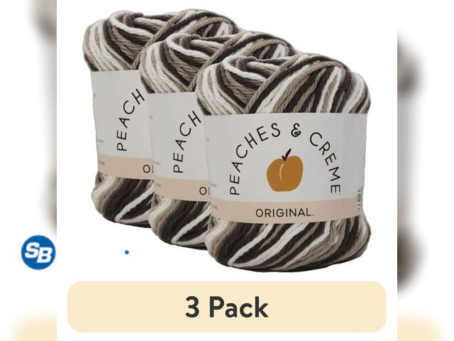 Lot 58-39016 - New (3 pack) Peaches &amp; Crème Cotton, Chocolate Milk, 2 oz