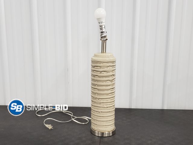 Lot 58-59532 - 22" Tall Ceramic Table Lamp- Modern Look