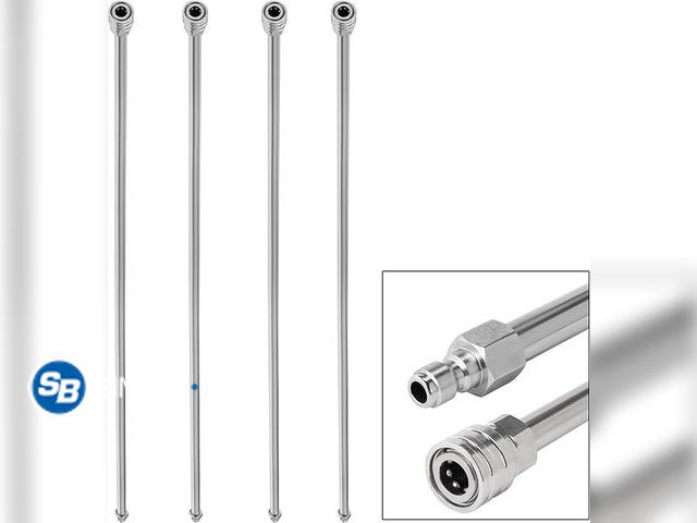 Lot 58-33060 - RIDGE WASHER Pressure Washer Wand Extension, 240 Inch Replacement Lance, Stainless Steel Power Washe...