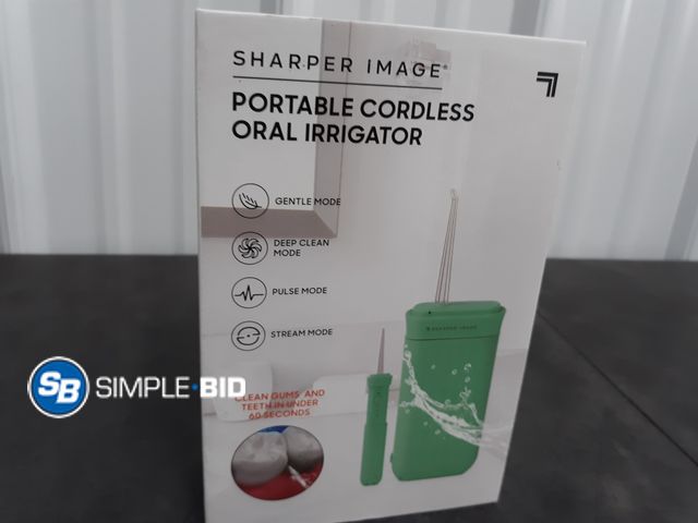 Lot 58-30296 - Sharper Image Portable Cordless Oral Irrigator