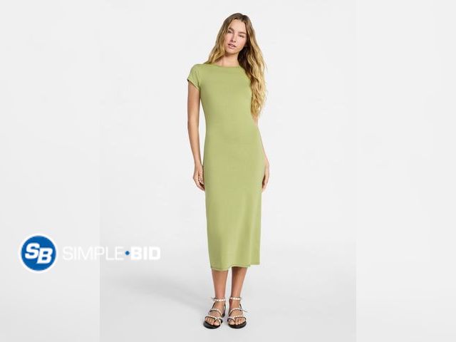 Lot 58-71456 - New No Boundaries Midi Dress with Cap Sleeves, Women's &amp; Women's Plus Size S